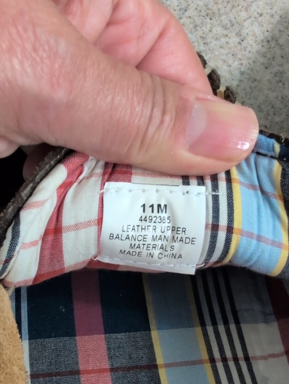 Florsheim Moccasin Slippers Shoes Brown Leather 4492385, Men's 11, Plaid Inside - Picture 10 of 10